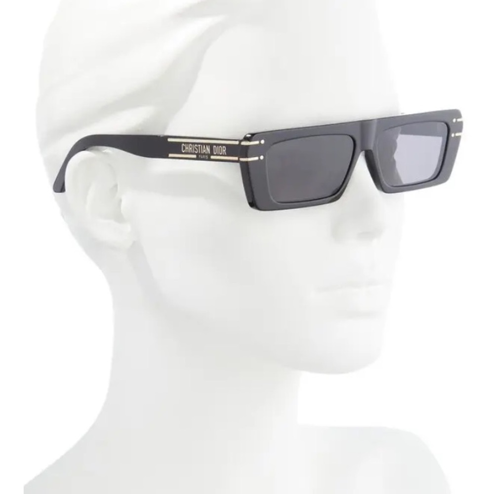 Dior Signature S6u Sunglasses in Shiny Black - Picture 5 of 12